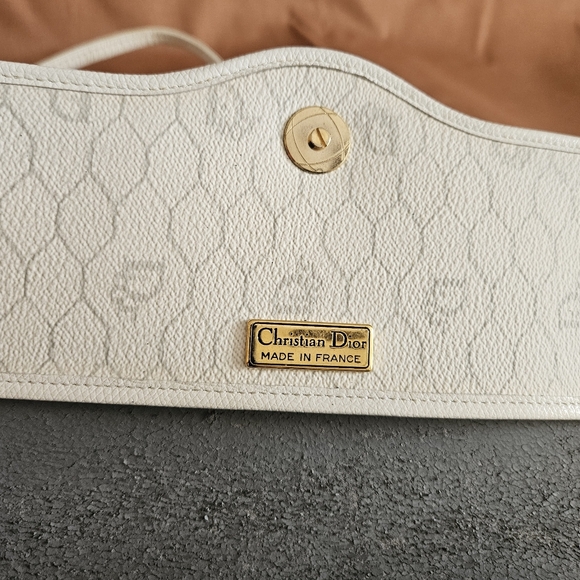 Women's Christian Dior White Leather Crossbody Bag  (Limited Edition) - Picture 13 of 16